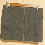 Helmut Lang  Wool Mini Skirt Black Zipper Front- Size 2 Photo 4