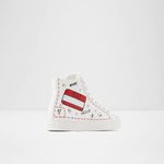 ALDO Shoes Womens Mavrina Trainers Sneakers Lace Up Zip White High Top Size 8 Photo 1