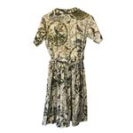 No Brand Short Sleeve Utility Dress Colorful Bird Pattern Women Sz Measured Read Photo 1