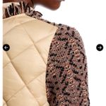 Aldo Martins Jacket Tweed Fringe Knit Cropped Brown S Small Photo 4