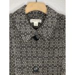 Coldwater Creek Jacket Womens Plus 1X Black Textured Pockets Capsule Everyday Photo 1