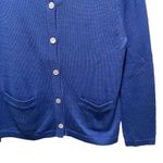 Vera Wang  Lavender Label Bow Cardigan Sweater Blue Size Small Photo 4