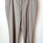 Halogen  Houndstooth Plaid High Rise Pants‎ Womens Size XL Black Red White Photo 0