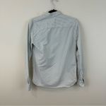 Brandy Melville Gray Striped Oxford Shirt One Size Photo 4