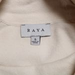 Cyrus Raya by Knits Waffle Cowl Neck Sweater in Pearl Puff Cream Ivory Size S Photo 8