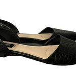 Jones New York Signature Seneca D’Orsay Slide In Faux Croc Black Flats 7M Photo 0