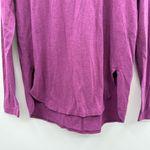 Lululemon  Purple Long Sleeve Scoop‎ Neck High Split Hem Shirt Sz S Photo 2