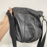 The Sak  Black Leather Hobo Style Crossbody Handbag Purse Bag Boho Photo 8