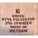 kim rogers  Women’s Black Green White‎ Floral Sleeveless Zipped Dress Size 6 Photo 4