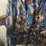 Holding Horses Anthropologie Folklore Embroidered Chambray Dress Western Size 0 Photo 4