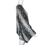 Show Me Your Mumu  Shirt Womens Small‎ Gray Snake Print Python Print Poncho Edgy Photo 1