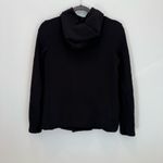 James Perse  Asymmetrical Zip Black Hoodie size 1 Photo 5