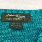 Eddie Bauer  Turquoise Pull Over Sweater S Photo 2