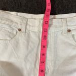 American Eagle NWOT AEO White Baggy Mom Short Size 10 100% Cotton Photo 12