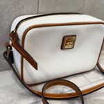 Dooney & Bourke White Leather Wexford Camera Crossbody Bag Purse Photo 2
