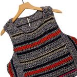 Free People  Step Outside Crochet Sweater Top Photo 2