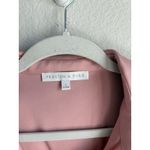 Preston & York  Women's Cosmo Pink Tunic Top Collared Roll Tab Sleeves Size‎ L Photo 5