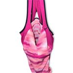 Nike  Women’s Tankini Swimwear Top Sz Large Pink / Coral Colorblock Photo 5