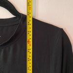 ADAY  Black Essentialist Short Sleeve T-Shirt Stretchy Oversized Women size Small Photo 8