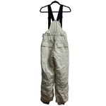 Obermeyer Insulated Snow Bibs Ski Pants Winter Outdoor Suspender Beige Photo 4