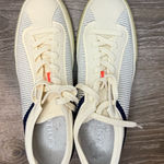 Rothy's Rothy’s The Lace Up Knit Fabric Sneakers Casual Shoes Women’s Sz 9 OffWhite/Navy Photo 0