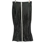 EXPRESS Vintage Y2K  Maxi Skirt Womens M Black Velvet Soft Y2K 90s Whimsygoth Photo 8