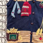 Vintage 90s Capacity Fall Harvest Farm Americana Sweater Vest Size M Photo 2
