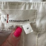 Anthropologie  High Rise White Cotton Shorts Women's SIZE 31 Photo 5