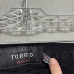 Torrid NWT  Premium Sky High Skinny Jean in Destructed Black - Size 18 Tall Photo 4