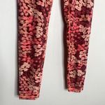 Aerie Offline Real Me Xtra Hold Hold Pink Pattern 7/8 Athletic Leggings Small Photo 3