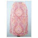 Banana Republic  Victorian print silk skirt size 0 Photo 2