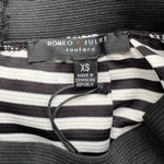 Romeo + Juliet Couture Striped Skater Skirt in Black/White Size XS NWT Photo 8