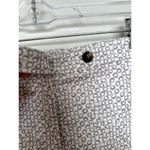 Peserico Slim Cut Tailored Straight Leg Casual Pants Stretch Twill Cropped White Size L Photo 4