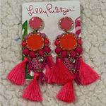 Lilly Pulitzer NWT  kitschy coral waterside earrings Photo 0