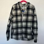O'Neill NWT O’Neil Plaid Sweater/Hoodie with Pockets sz L Photo 0