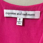 Cupcakes & Cashmere size small wrap dress in azalea pink adjustable straps ties Photo 3