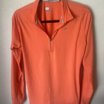 Nike  Sweatshirt Womens  M  S Pink Pullover Long‎ Sleeve Half Zip Dri Fit Sports Photo 0