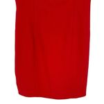 Jay Godfrey Red Drebin Sheath Dress size 4 Mini Notch Sweetheart Neckline Photo 5