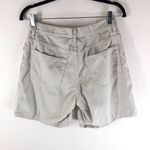 Eddie Bauer Womens Shorts Twill Khaki High Rise Cotton Beige 10 Photo 1