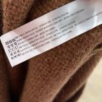 En Saison plaid knitted mini skirt Brown Size L Photo 5