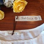 Solitaire White Lace Tank Top Medium Photo 8