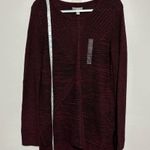 Dana Buchman  Red and Black Loose Fit Sweater Size XL NWT Photo 2