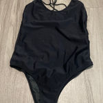 Volcom  Black Crisscross One-Piece Swimsuit Photo 0