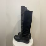 Wanted womens Black faux Leather Knee Photo 2