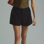 Anthropologie Maeve by Sleeveless V-Neck Vest in Olive Green Size 12 Photo 0