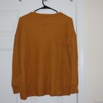 Mustard Waffle Knit Long Sleeve Orange Size XS Photo 1