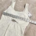 GIGI C Sawyer Romper Women's Medium Ivory Sleeveless Scoop Back Cutout Short New White Photo 7