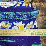 Jams World  Hawaiian‎ Vintage Orchid Row Purple Floral Sleeveless Dress sz Small Photo 4