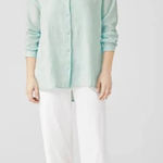 Eileen Fisher Women's Washable Stretch Crepe Cropped Pants size 3X Plus Size Photo 0