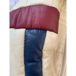 Vintage Guess King Ski Jacket Small Ivory Burgundy Navy Accents Blue Photo 4